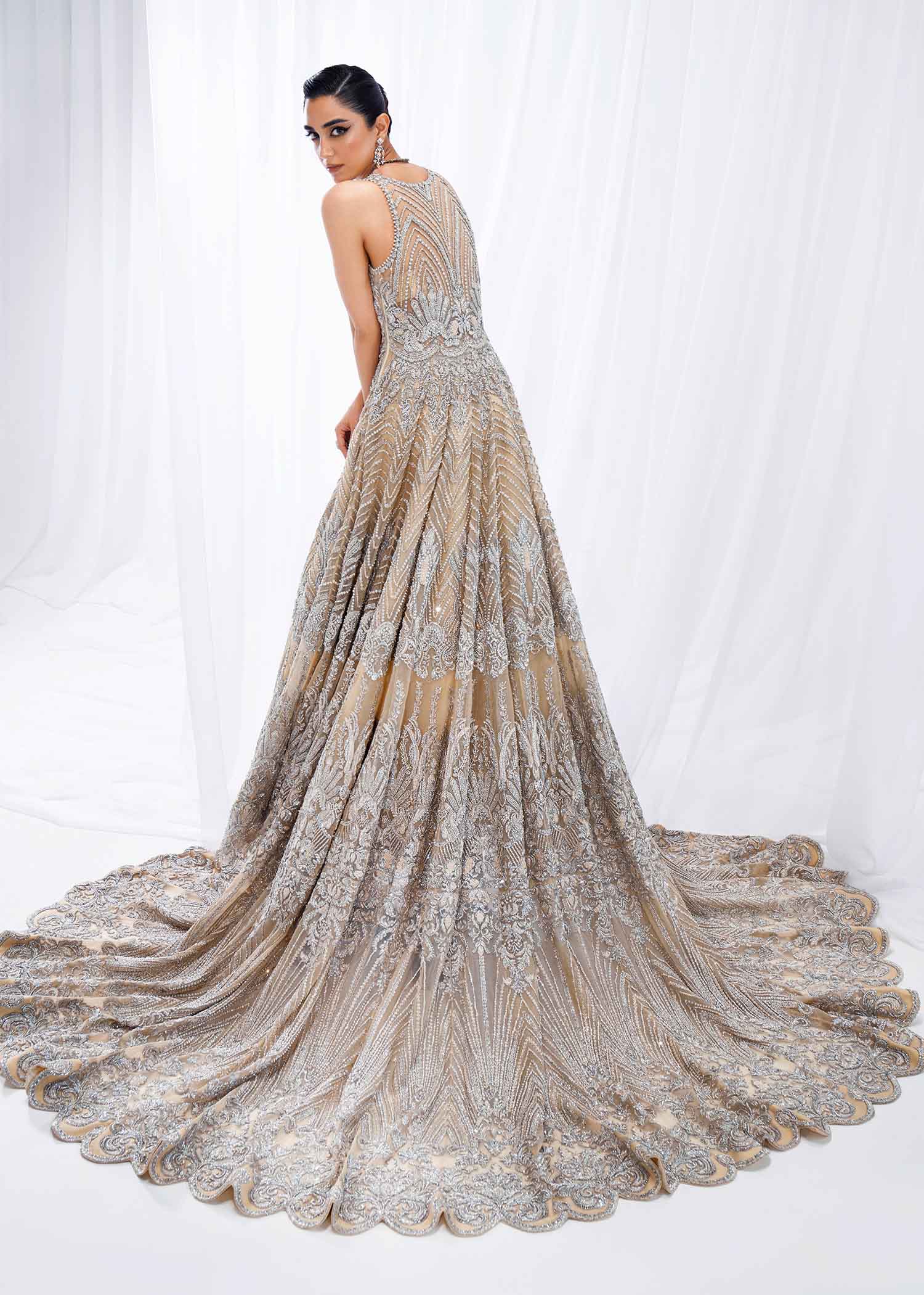 Dress Rassh Pearl - Buy Pakistan Bridal Dresses Online - Saira Shakira