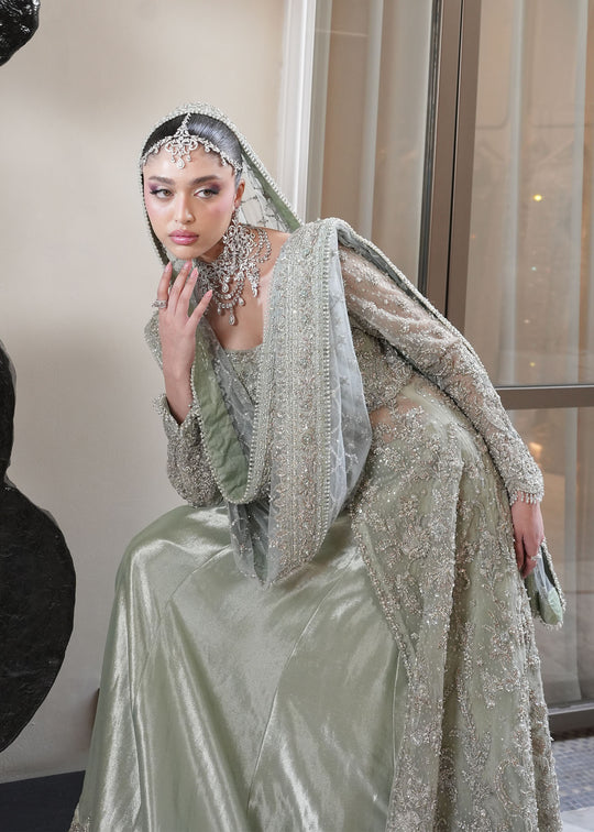 grey bridal dress pakistani Pakistani Bridal Lehenga Grey Maxi Dresses For Weddings Gray Colour Dresses Gray Bridal Wear Grey Nikah