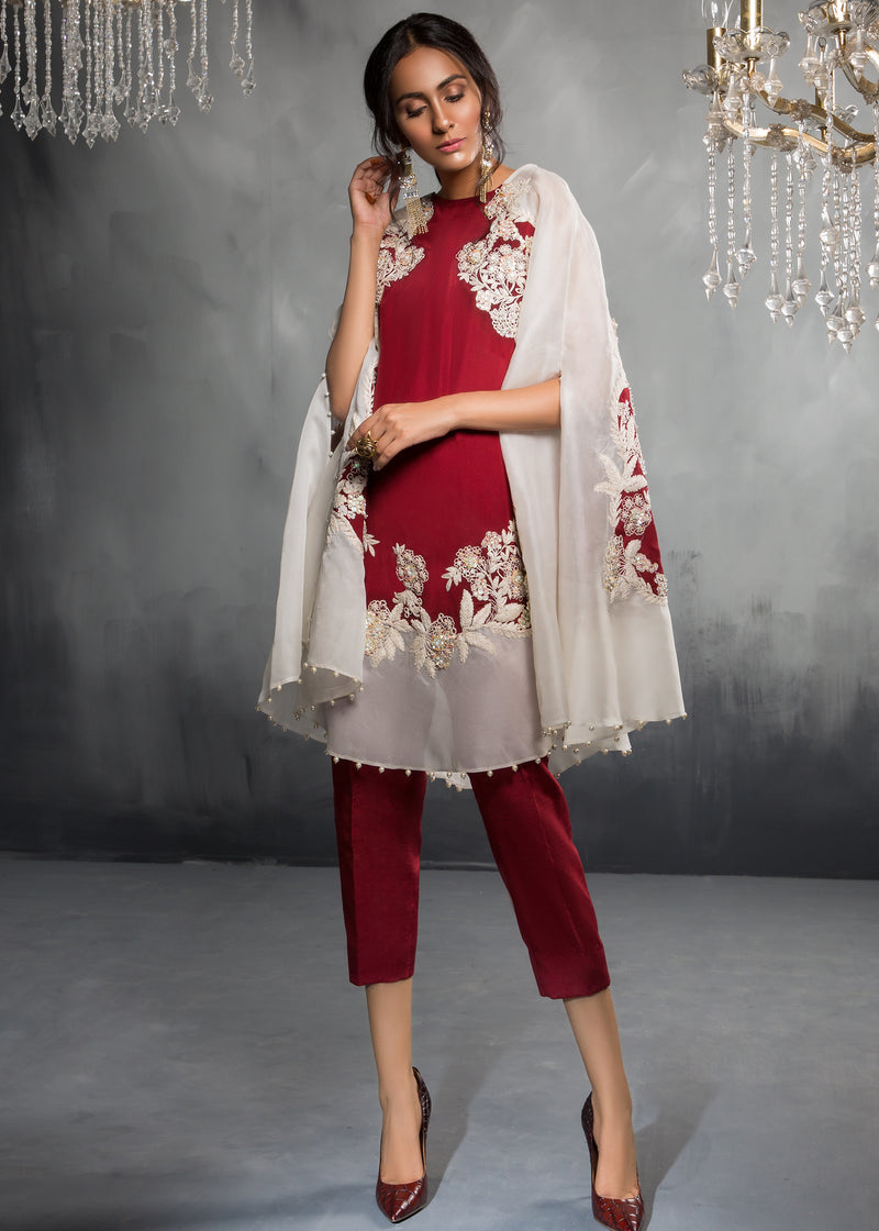 Maroon Cape