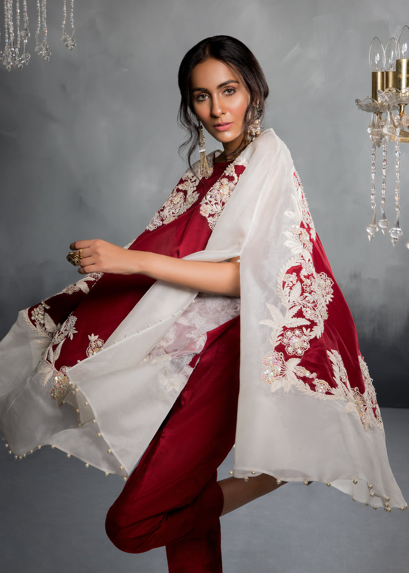 Maroon Cape